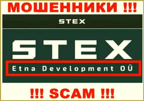 На интернет-портале Стекс Ком говорится, что Etna Development OÜ - это их юр лицо, но это не обозначает, что они приличны