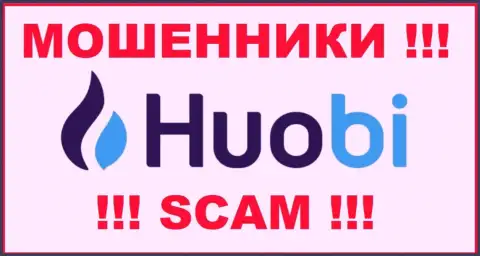 Логотип МОШЕННИКОВ Хуоби Ком