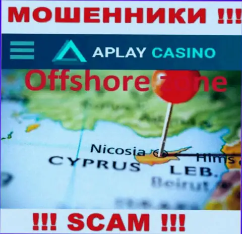 Пустив корни в офшорной зоне, на территории Кипр, APlay Casino не неся ответственности оставляют без средств клиентов