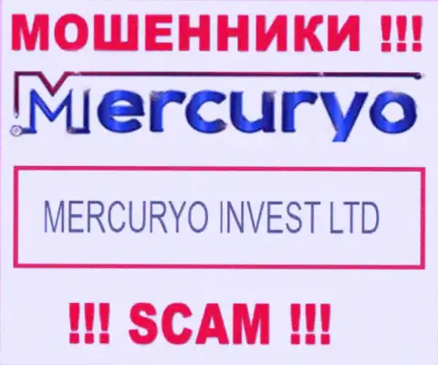 Юр. лицо Mercuryo - это Mercuryo Invest LTD, именно такую информацию представили мошенники у себя на ресурсе