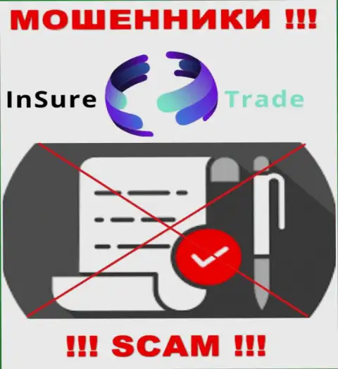 Верить InsureTrade очень рискованно !!! У себя на сайте не показали лицензию на осуществление деятельности