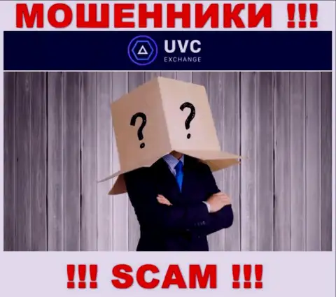 Не взаимодействуйте с жуликами UVC Exchange - нет информации об их руководителях