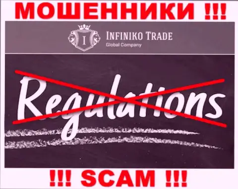 Infiniko Invest Trade LTD легко украдут Ваши деньги, у них вообще нет ни лицензии, ни регулятора