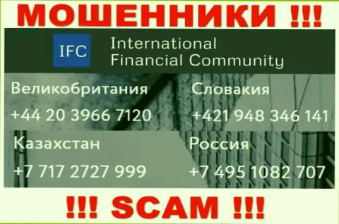 Обманщики из организации WMIFC Com разводят на деньги наивных людей, звоня с разных номеров телефона
