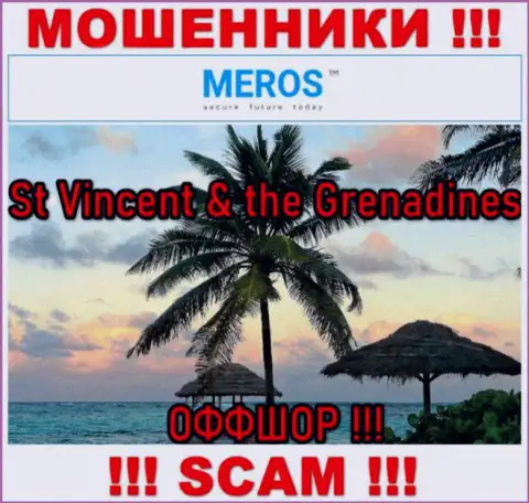 St Vincent & the Grenadines - это юридическое место регистрации компании МеросТМ
