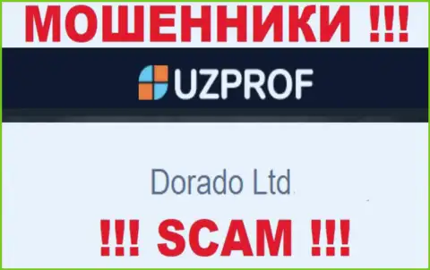 Организацией Uz Prof руководит Dorado Ltd - данные с официального информационного сервиса мошенников