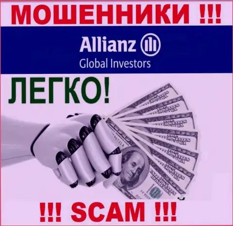 С конторой AllianzGlobal Investors не сможете заработать, заманят в свою компанию и оставят без копейки