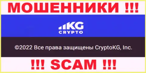 CryptoKG, Inc - юридическое лицо internet кидал контора CryptoKG, Inc