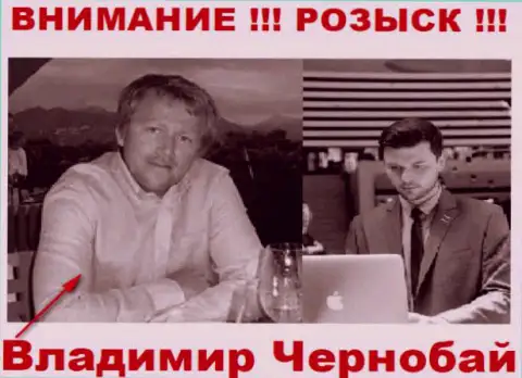 В. Чернобай (слева) и актер (справа), который играет роль владельца лохотронной форекс брокерской конторы ТелеТрейд и ForexOptimum Com