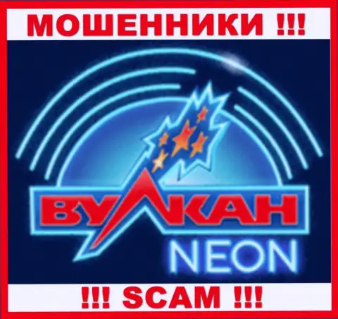 Логотип МОШЕННИКОВ VulcanNeon